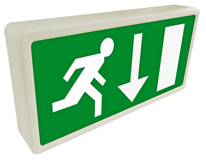 Eterna Exit3Mled Led Emergency Exit Box Maintained