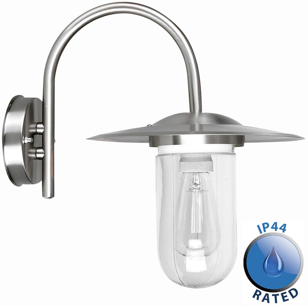 Minisun 19098 Lancaster 60W Ip44 Swan Neck Lantern