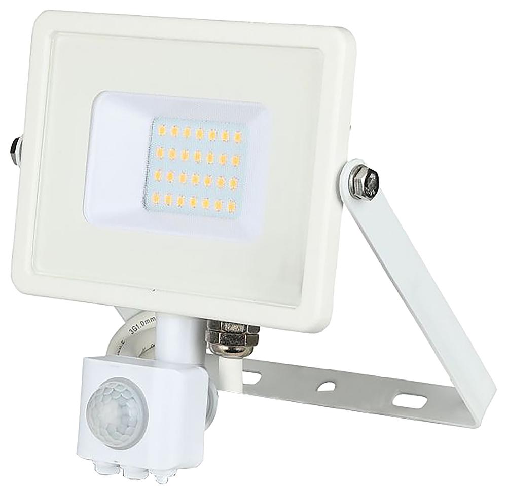 V-Tac 450 Vt-20-S 20W Pir Sensor Floodlight 6400K White