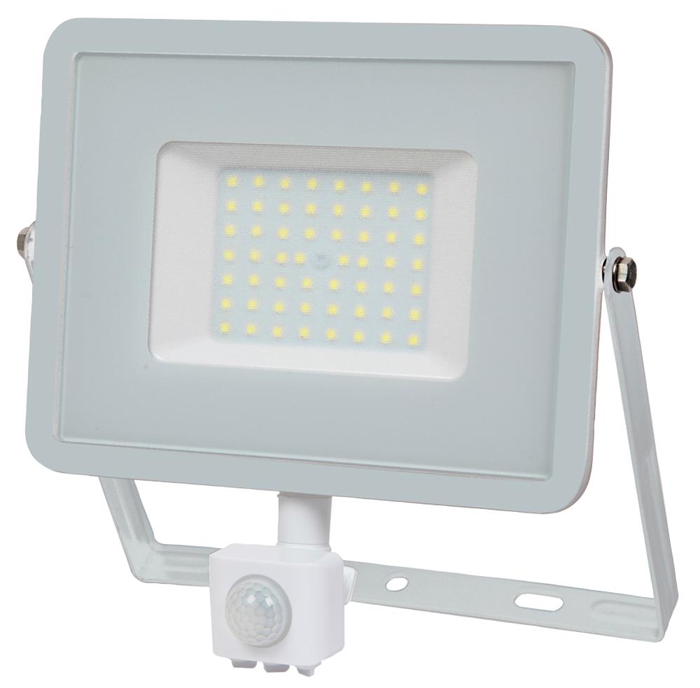 V-Tac 468 Vt-50-S Vt-50-S 50W Pir Floodlight 6400K White