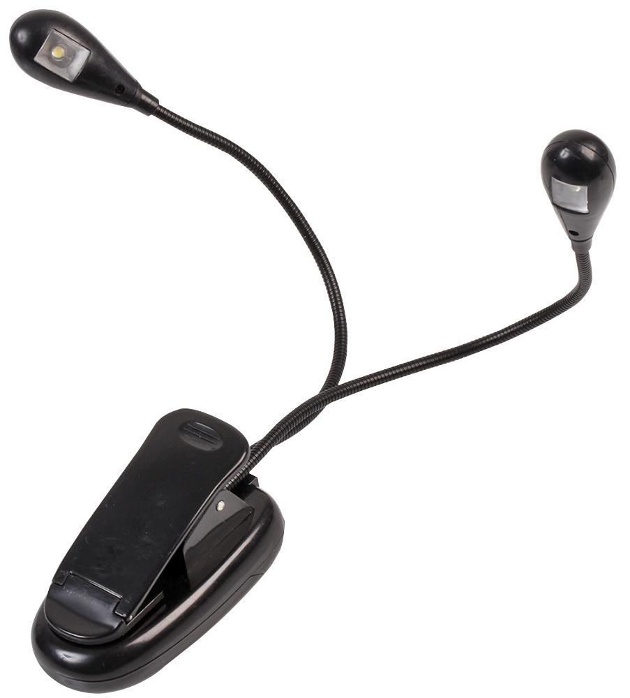 Pro Elec Pel01370 Flexible Dual Led Spotlight, Clip On