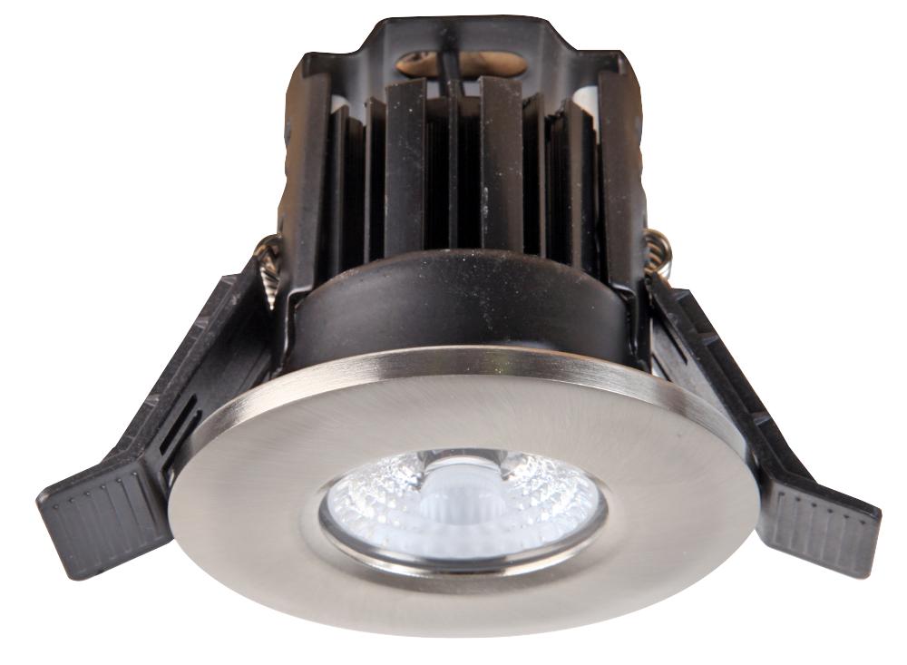 Endon Fl25427Sn Downlight Led Brushed Chrome 4.5W 2700K