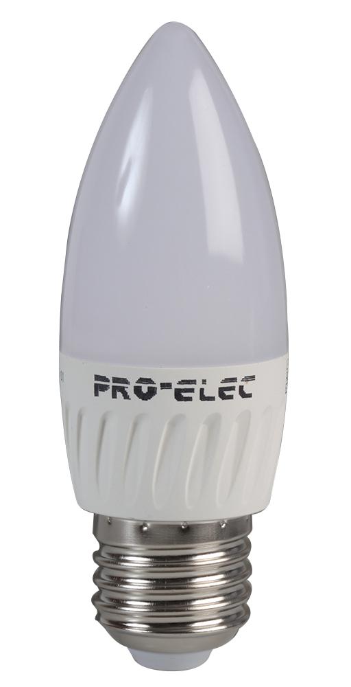 Pro Elec Pel00074 Led Lamp, Candle, 6500K, 400Lm, 35W