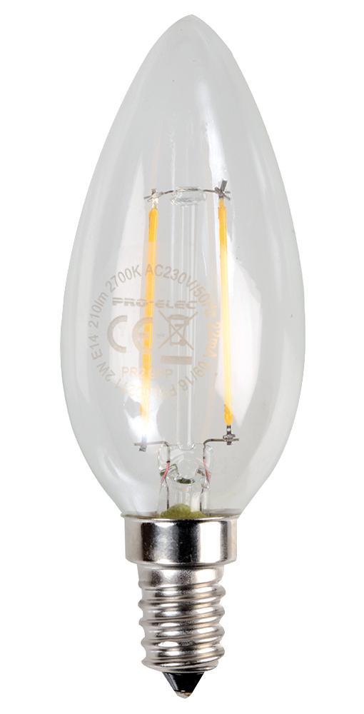 Pro Elec Pel00212 Led Lamp, Filament, 2700K, 460Lm, 40W