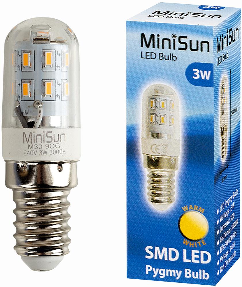 Minisun 18894 Lamp 3W Ses Led Pygmy Bulb Ww 300Lm