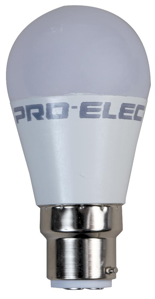 Pro Elec Pel01655-E Lamp, Globe G45 Led 6W B22 4000K