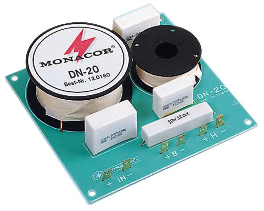 Monacor Dn-20 Crossover, 2-Way 2Khz 8Ohm