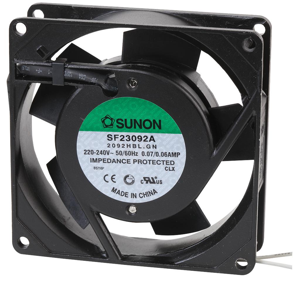 Sunon Sf23092A/2092Hbl.gn Fan, Slim, 92Mm, 230Vac