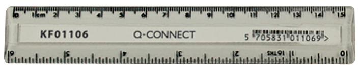 Q Connect Kf01106 Ruler Clear 150Mm (6)