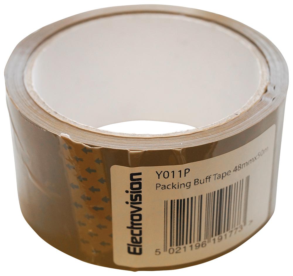 Electrovision Y011P Buff Packing Tape 48Mmx50M