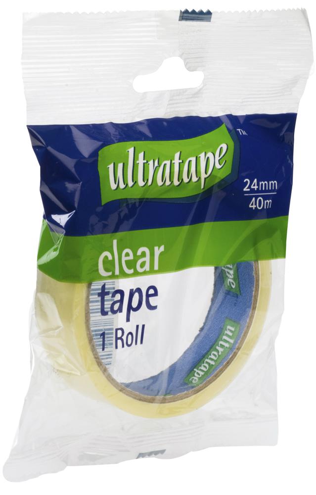 Ultratape Rt03232440Pp1 Clear Tape 24Mm X 40M