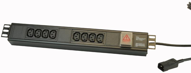 Powerdata Technologies H15Uiec/8/c14 Pdu Horz Iec 1.5U 8 Way C14 Plug