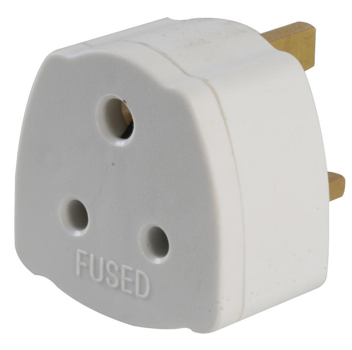 Pro Elec 9950 Travel Adapter, 5A, 250V, White