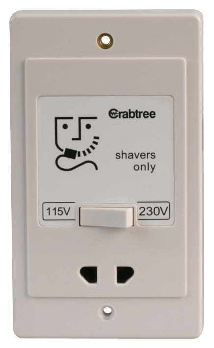 Crabtree 2400 Shaver Unit