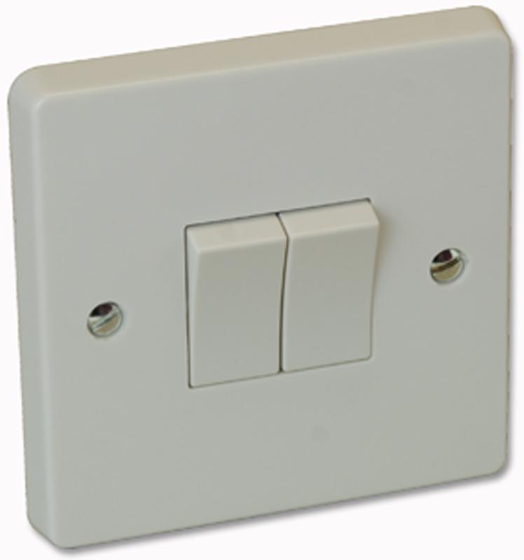 Crabtree 4172 2G2W Plate Switch