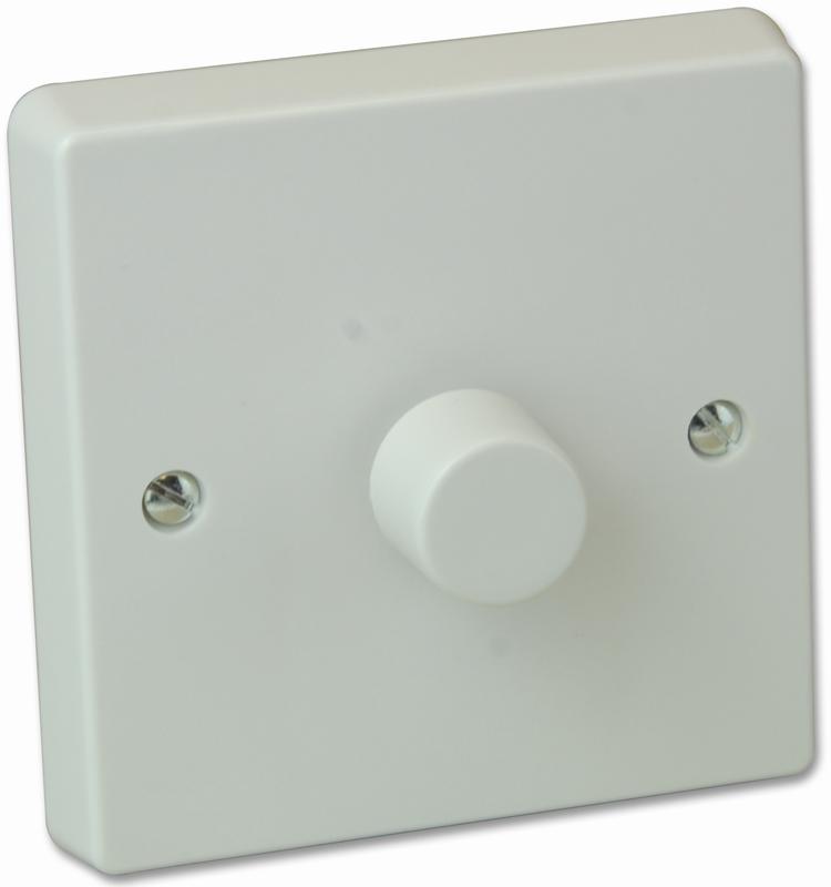 Crabtree 4190/pu 1 Gang 400W Push Dimmer Switch