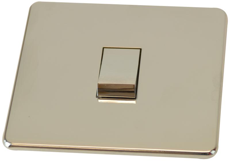 Crabtree 7170/hpc 1 Gang Light Switch, Polished Chrome