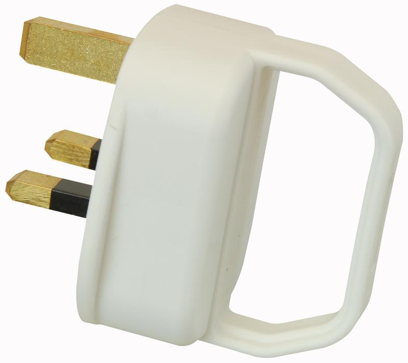 Pro Elec Pe01132 Easy Pull Plug, Mains, White, 5A