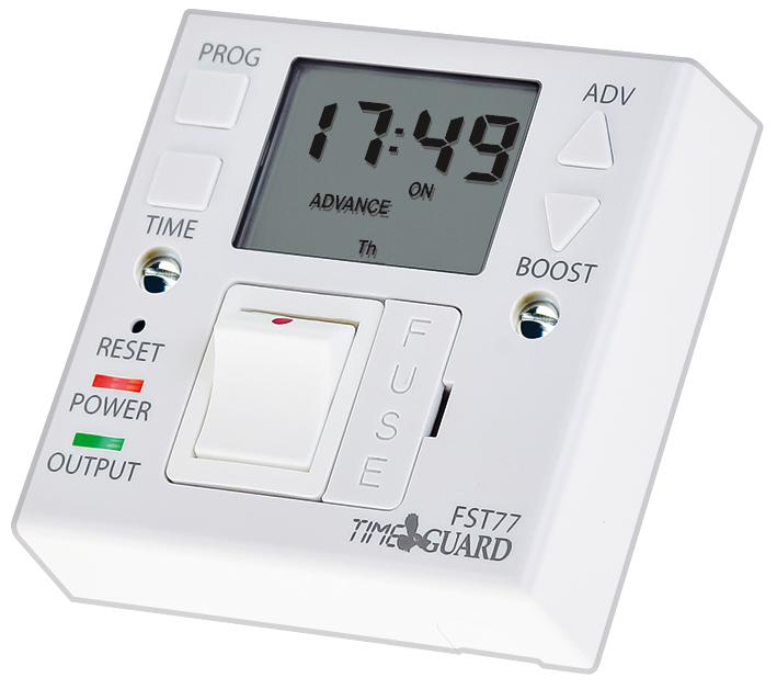 Timeguard Fst77 Fused Spur Time Switch, 7Day, 13A, 240V