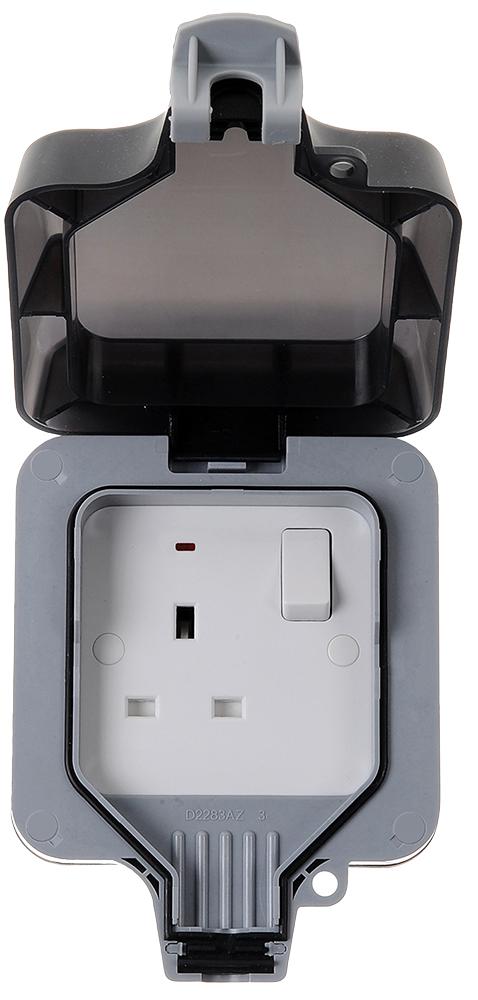 Bg Electrical Wp21-01 Outdoor Switched Socket 1G Dp 13A