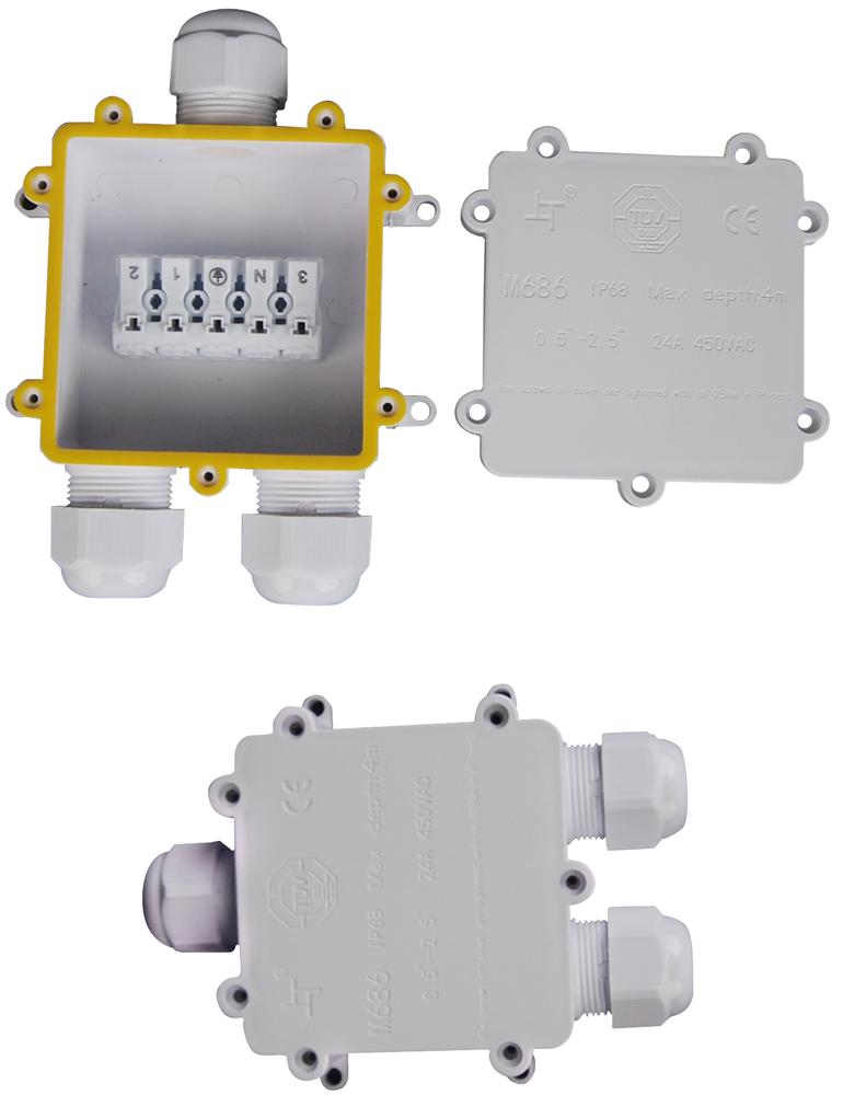 V-Tac Vt-870-W 5981 Terminal Block, White, Ip68, 24A, 450V