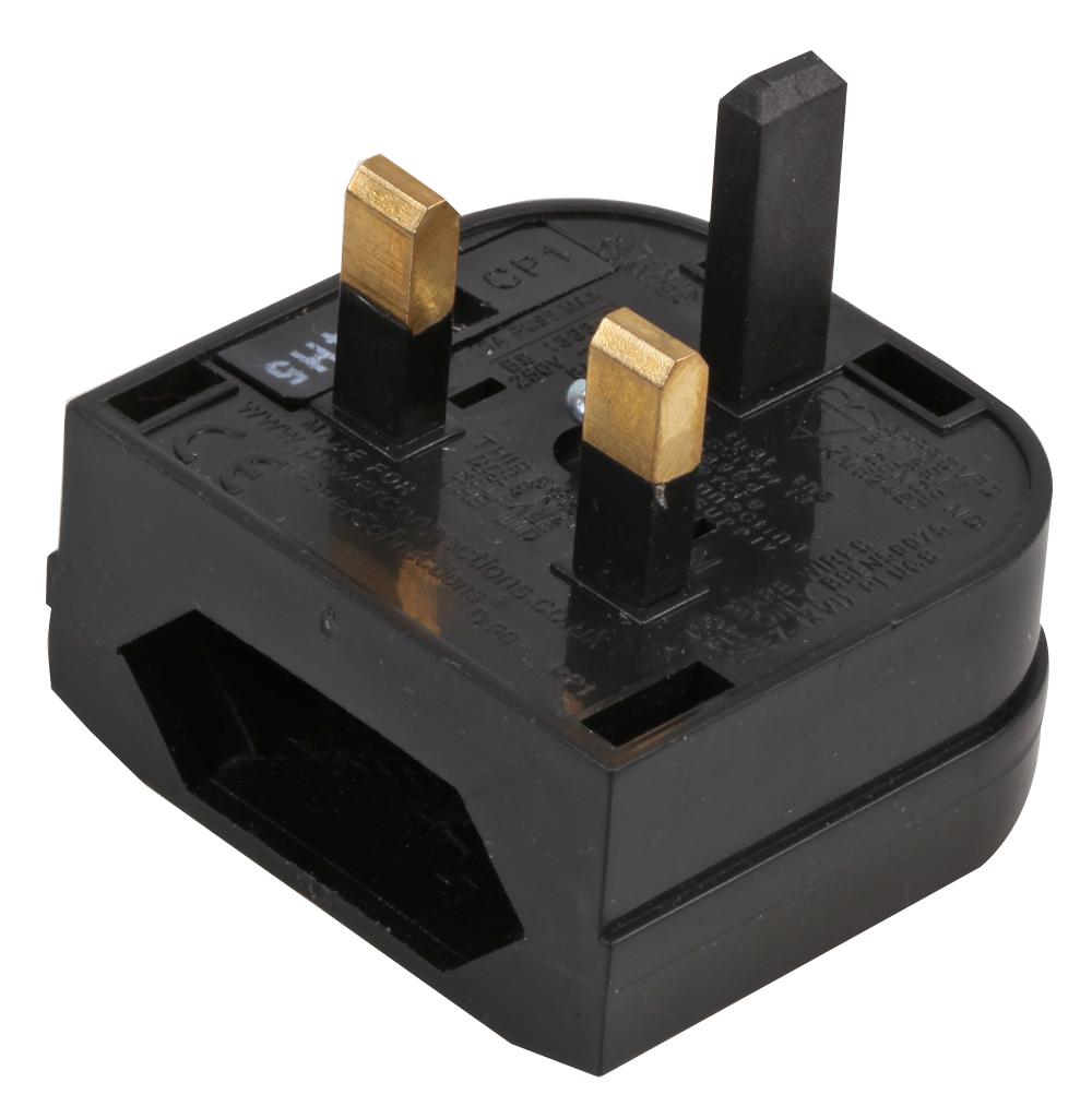 Powerconnections Cp1D Black Standard Screw 5 Amp