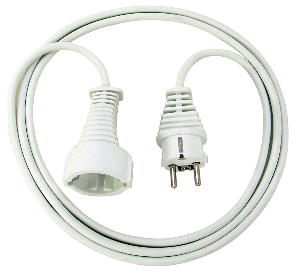 Brennenstuhl 1168430 Extension Lead, Schuko, White, 3M