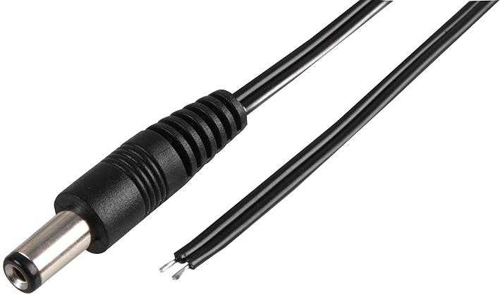 Pro Power Ppw00017 Lead, Dc Power, 2.1Mm Plg - Bare End, 2M