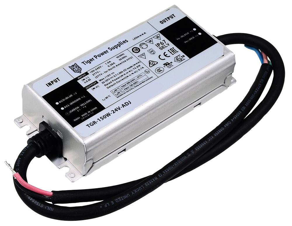 Tiger Power Supplies Tgr-150W-12V-Adj Led Driver 12Vdc 12.5A 150W Waterproof