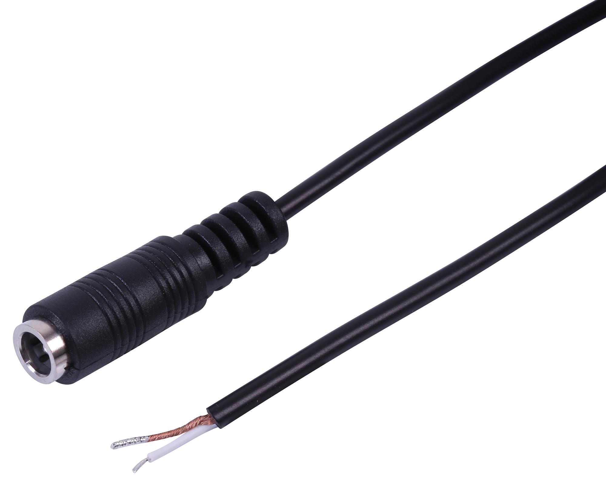 Pro Elec Pelb2051 Lead 2.1Mm Dc Skt To Bare End 1.5M