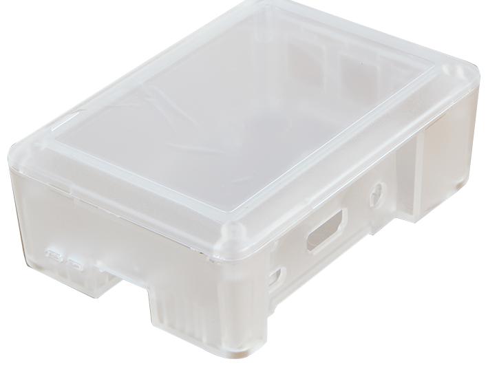 Cyntech Rbplu-Clear-Pi3 Case, For Raspberry Pi 3B, 2B, B+, Clear