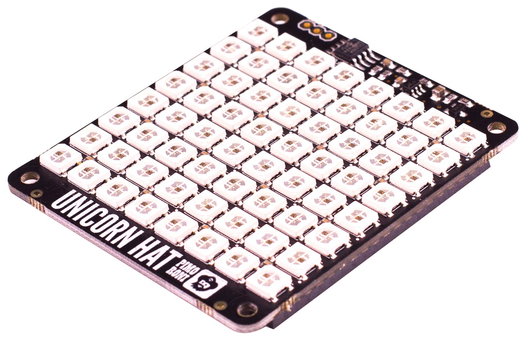 Pimoroni Pim054 Rpi, Unicorn Hat, Led Matrix 8X8