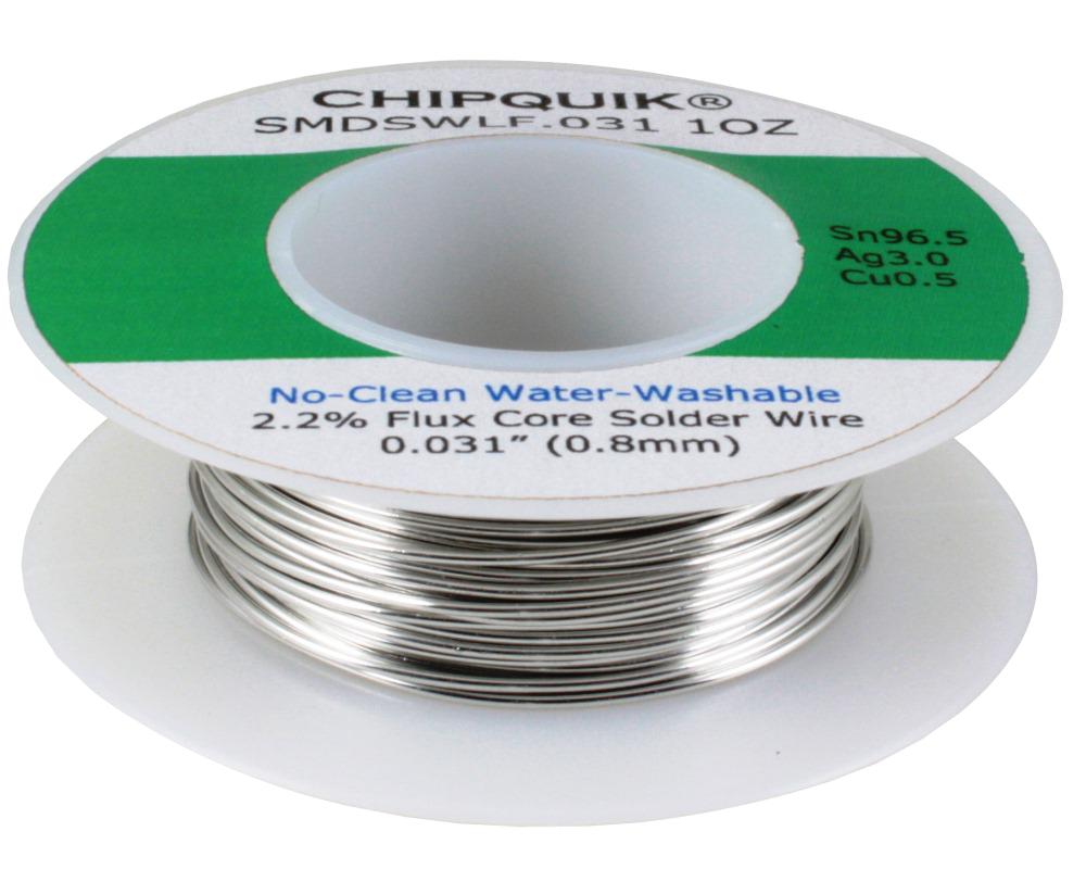 Chip Quik Smdswlf.031 1Oz Solder Wire, No Clean, 220 Deg C, 0.8Mm