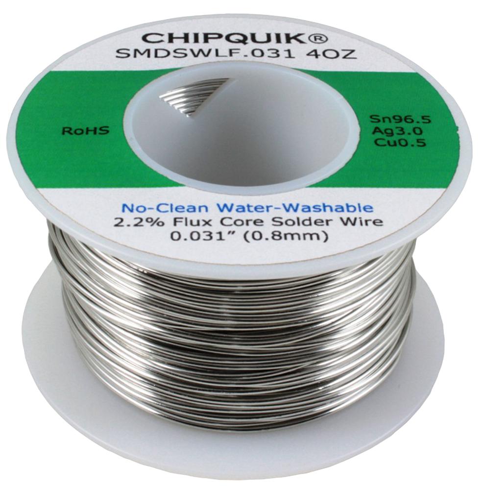 Chip Quik Smdswlf.031 4Oz Solder Wire, No Clean, 220 Deg C, 0.8Mm