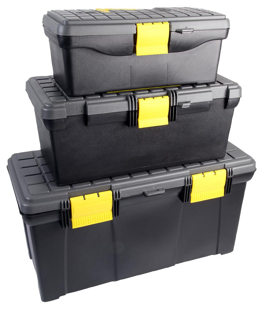 Duratool D00412 3-In-1 Tool Box Set, Plastic