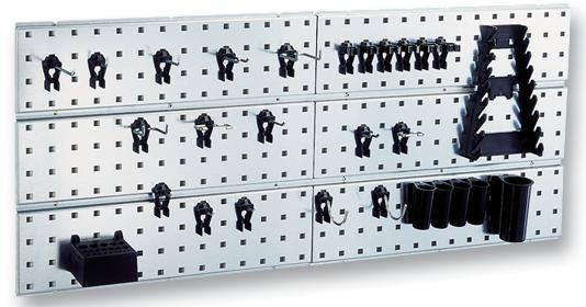 Raaco 109642 Double Wall Panel With 28 Clips