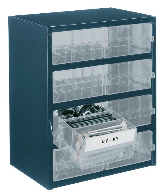 Raaco 137584 Steel Cabinet 8.2, With 8 Drawers