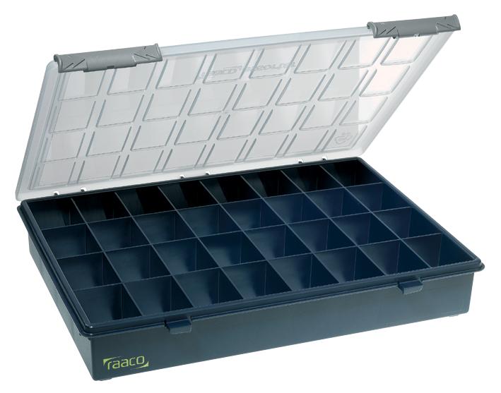 Raaco 136181 Service Case, Pp, Blue, 32 Compartments