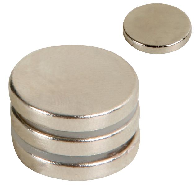 Velleman Magnet7 Magnet, Button, 18X3Mm (3Pk)