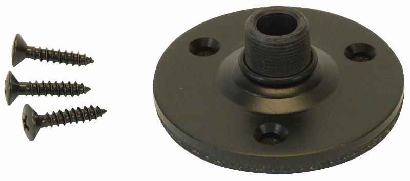 Pulse Pls00425 Mounting Flange, Gooseneck, Black