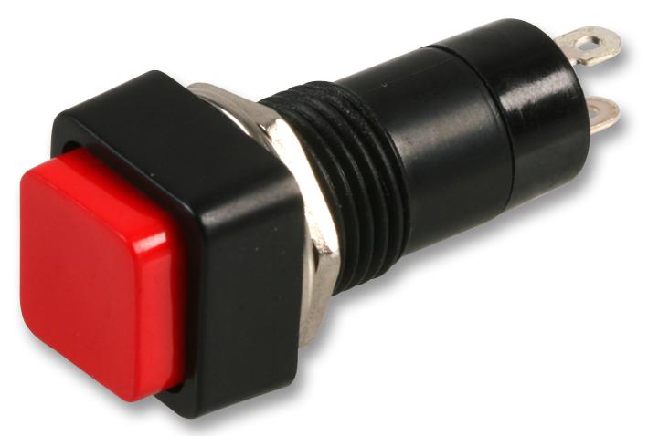 Multicomp Pro Mcps23A-3 Pushbutton Switch, Spst, 1A, 250V, Red