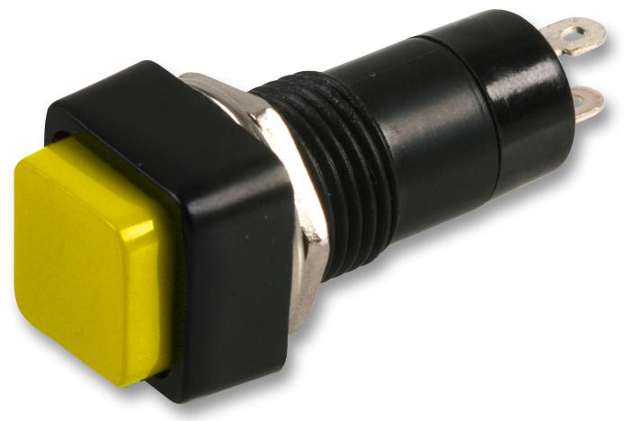 Multicomp Pro Mcps23B-5 Pushbutton Switch, Spst, 1A, 250V, Yel