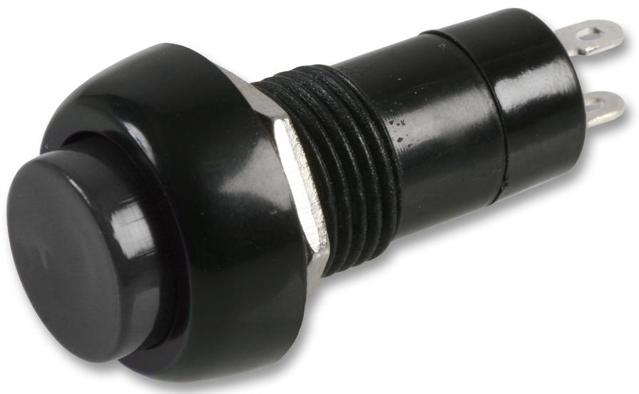 Multicomp Pro Mcps25A-2 Pushbutton Switch, Spst, 1A, 250V, Black