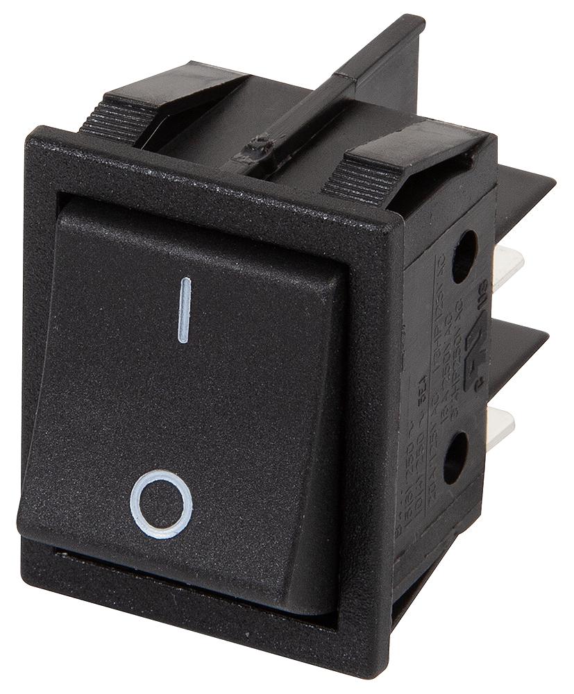 Molveno B412C112100000 Rocker Switch, Dpst, 16A, 250V, Panel