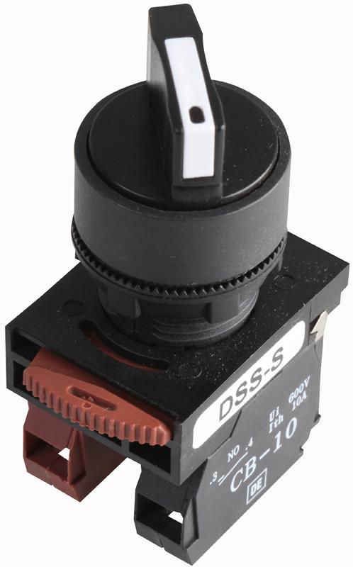 Hylec Dss22-S211B Selector Switch, Non Illuminated, 2 Pos