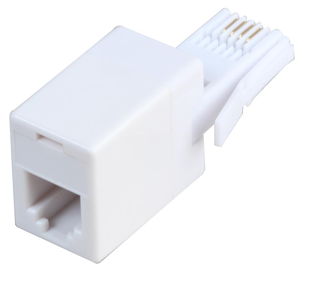 Pro Signal Psg04229 Telephone Plug To Rj11 Socket