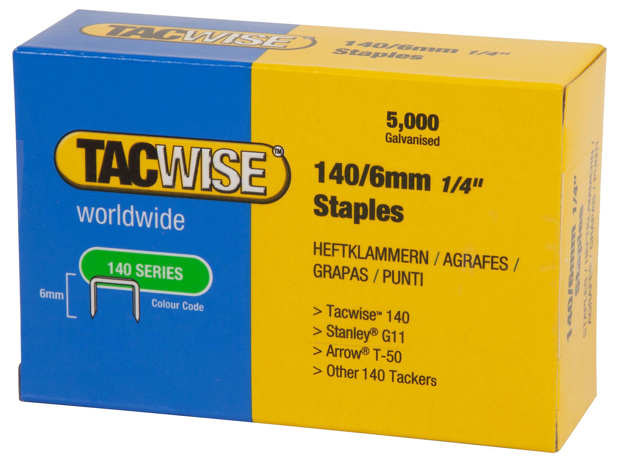 Tacwise Plc 0340 6Mm Staples (5000Pk)