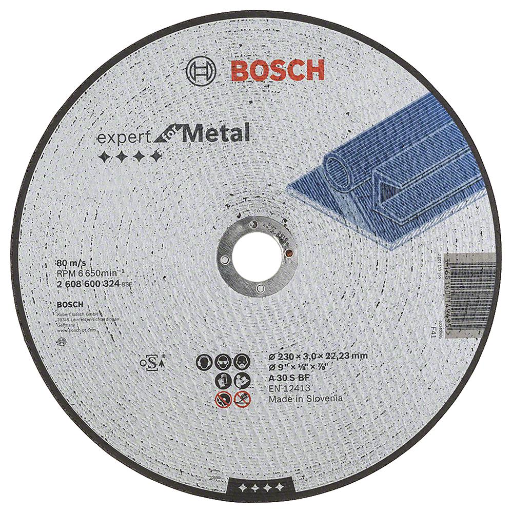 Bosch - Professional (Blue) 2608600324 Grinding Disc, 80Mps, 22.23Mm Bore