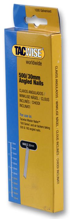 Tacwise Plc 0481 Nails, Angled, 30Mm (Pk1,000)