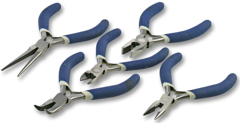 Duratool D00121 Mini Plier Set, 5Pc